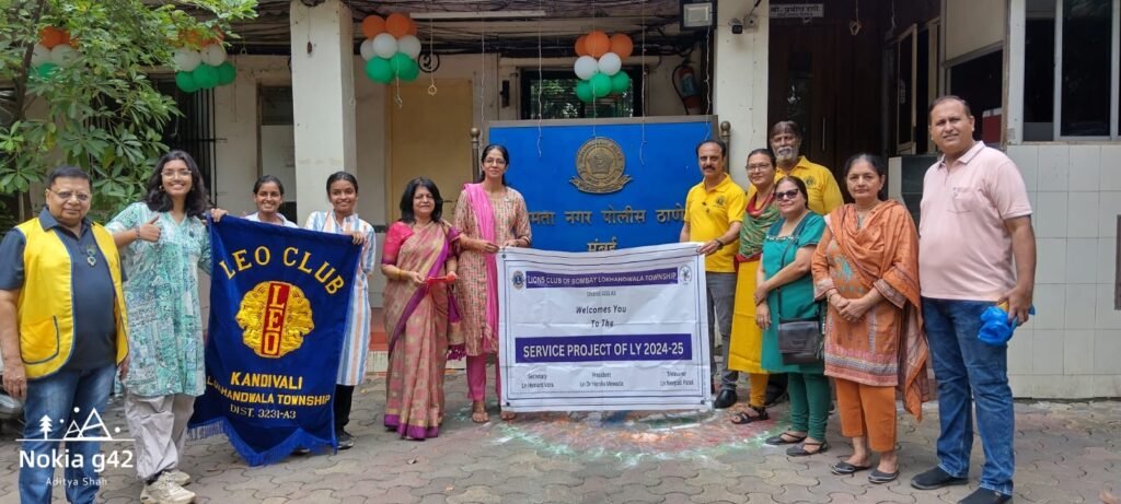 Rakshabandhan celebration at Samtanagar police station