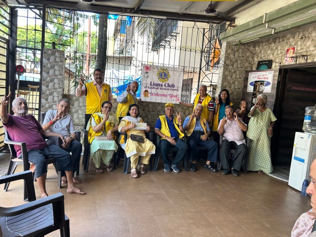 Lunch with Senior Citizens at Maru Ghar