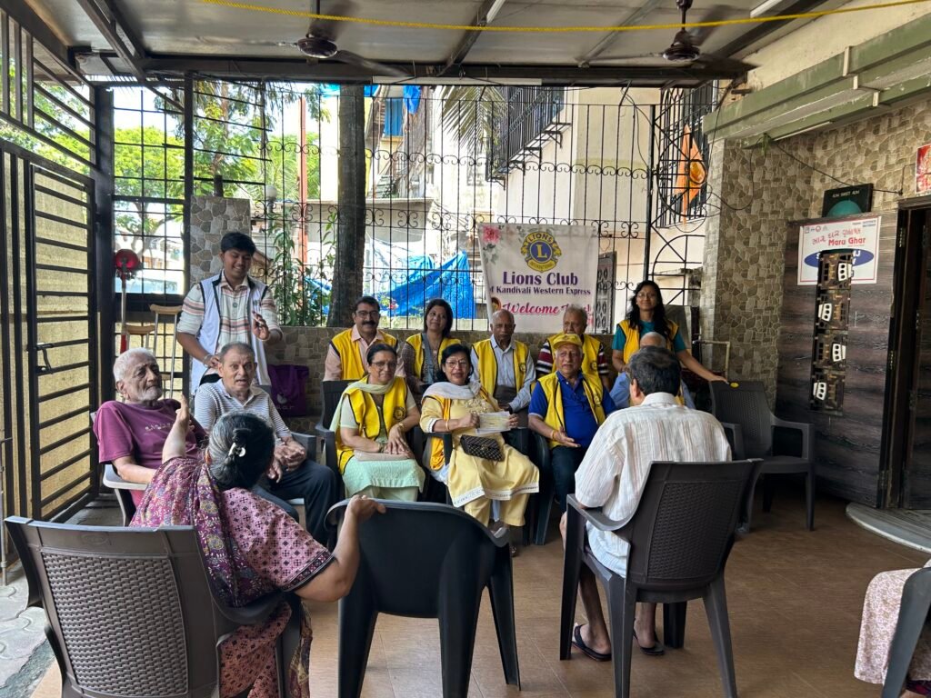 Lunch with Senior Citizens at Maru Ghar