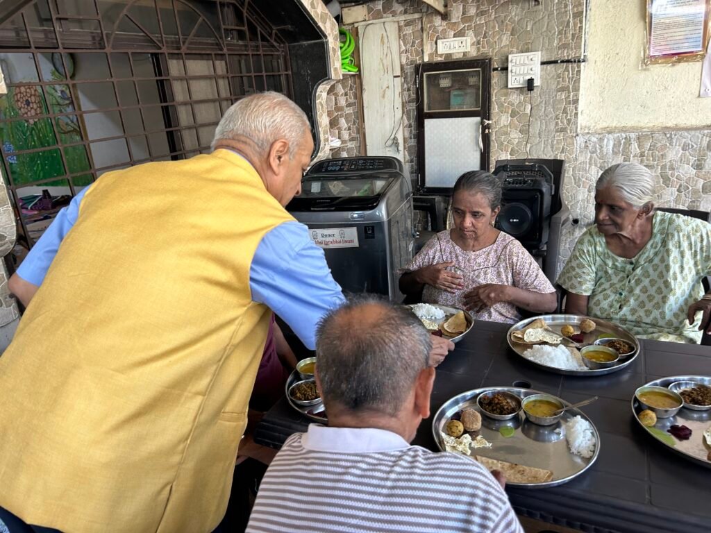 Lunch with Senior Citizens at Maru Ghar