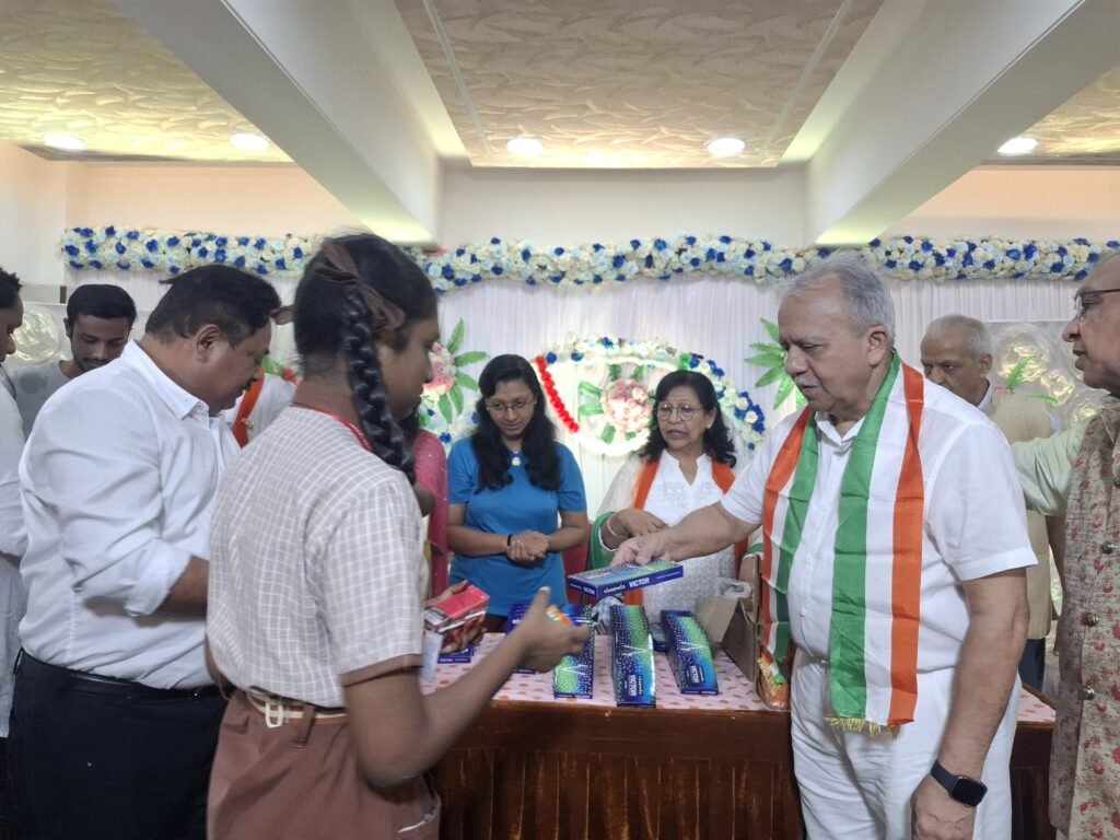 Independence Day with Children of our adopted C.U. Shah School