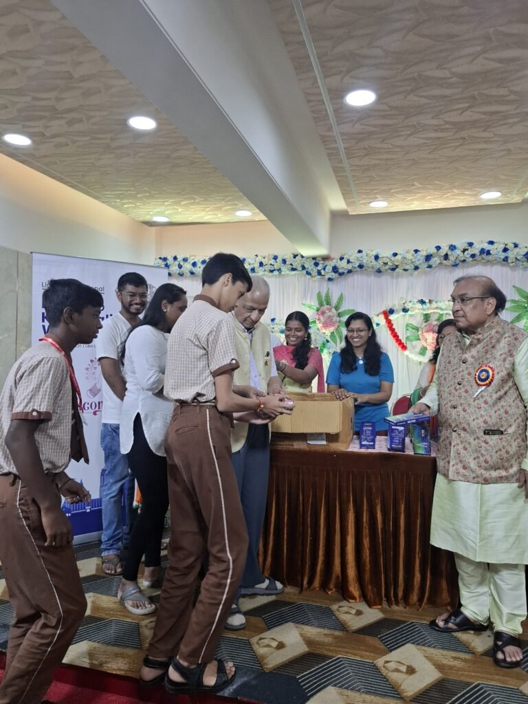 Independence Day with Children of our adopted C.U. Shah School