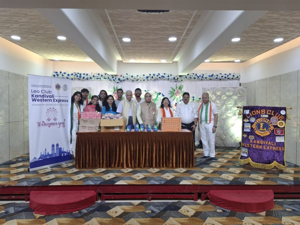 Independence Day with Children of our adopted C.U. Shah School