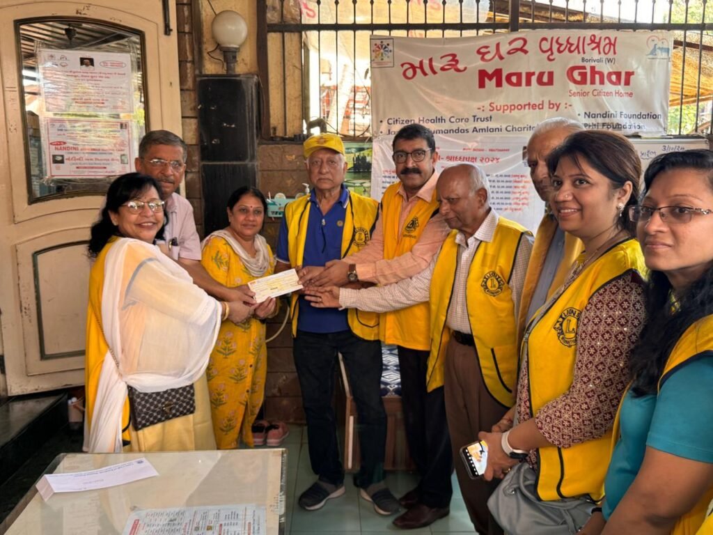 Lunch with Senior Citizens at Maru Ghar