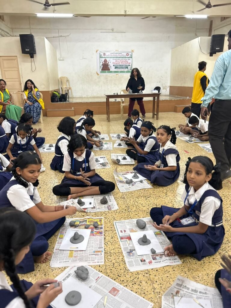 Making Echo Friendly Ganesha Idols Project in School