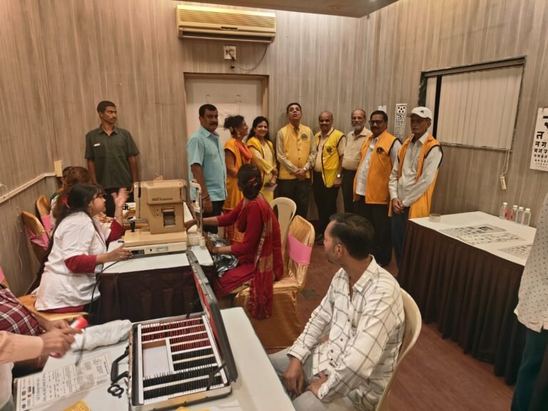 Health Checkup Camp – Sight First