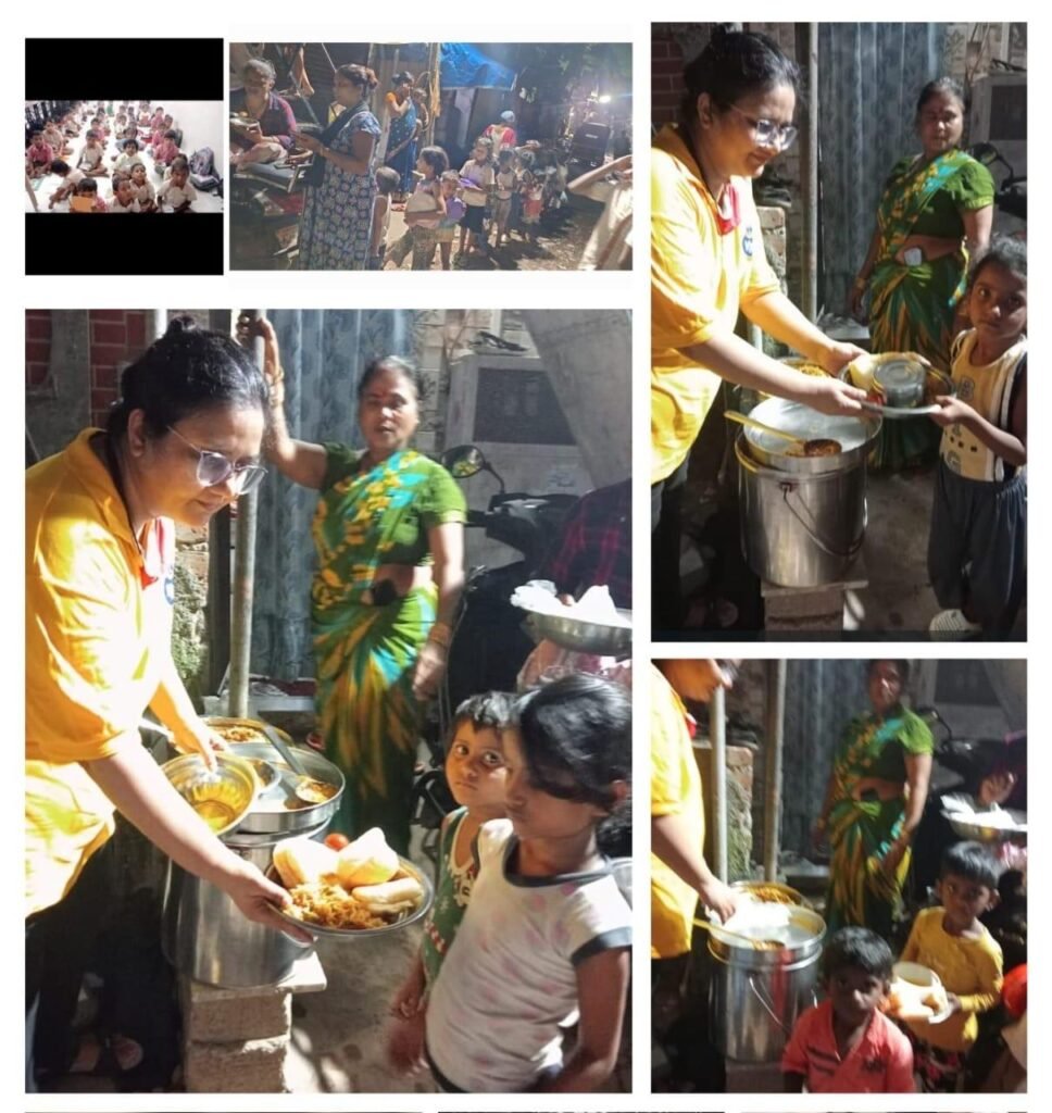 Borivali Vocational Center-food on birthday