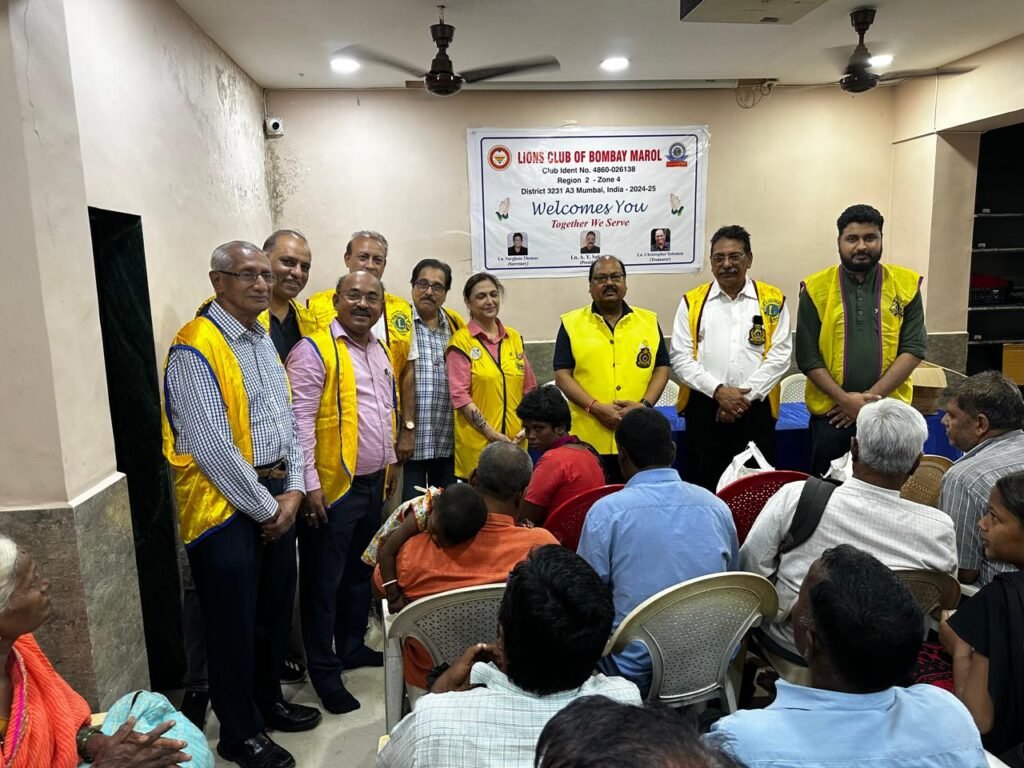 Anaj Dhan to 50 Blind people