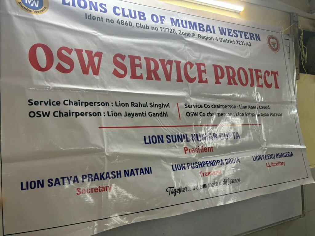 Lions Peace Poster Competition & Sancks to Kids